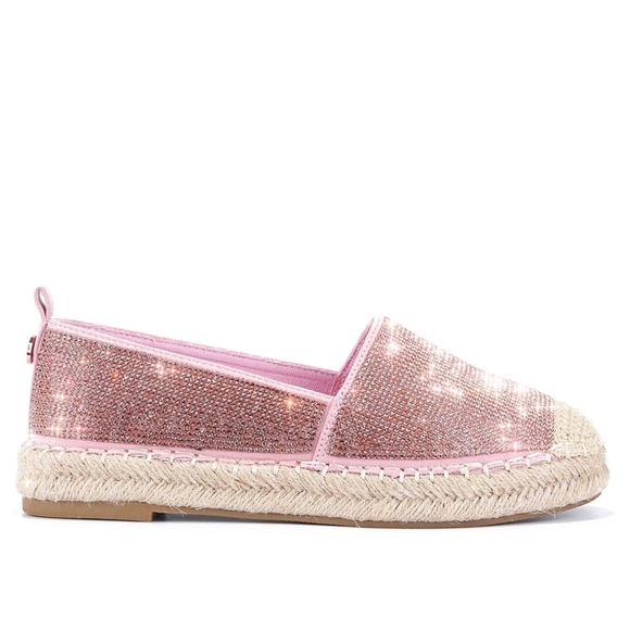 👣CAPE ROBBIN Brena Takes the Cake Rhinestone Espadrilles Pink women's footwear - Picture 5 of 11